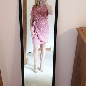 Size Small Shein Soft Pink Wrap Dress